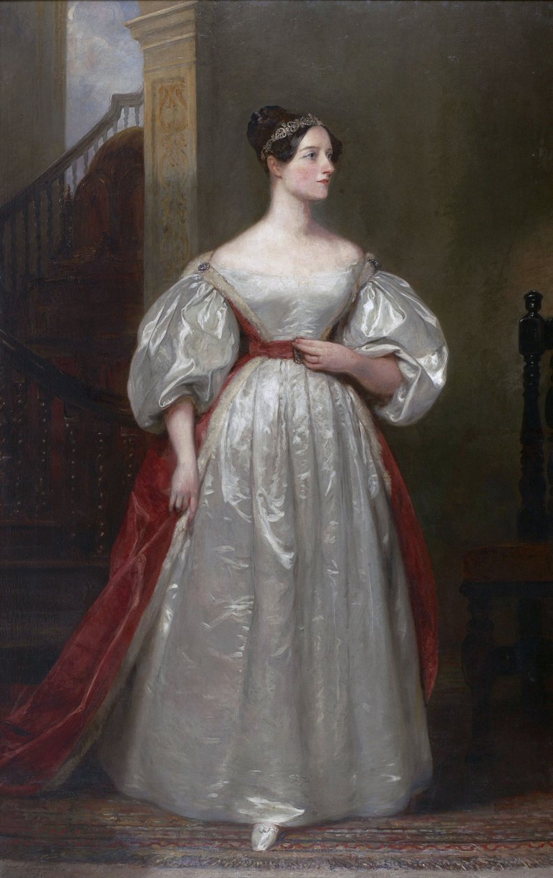 Portrét Ady Lovelace (1815-1852) od Margaret Sarah Carpenter