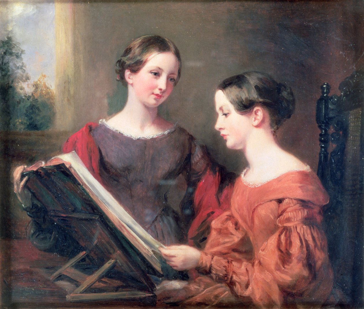 Sestry, 1839 od Margaret Sarah Carpenter