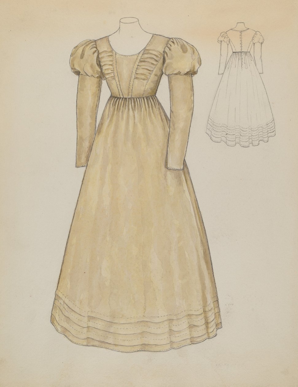 Šaty Quaker, c. 1936. od Margaret Concha