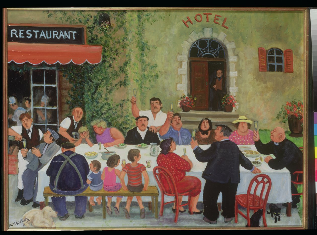 Oslava (olej na plátně) od Margaret Loxton