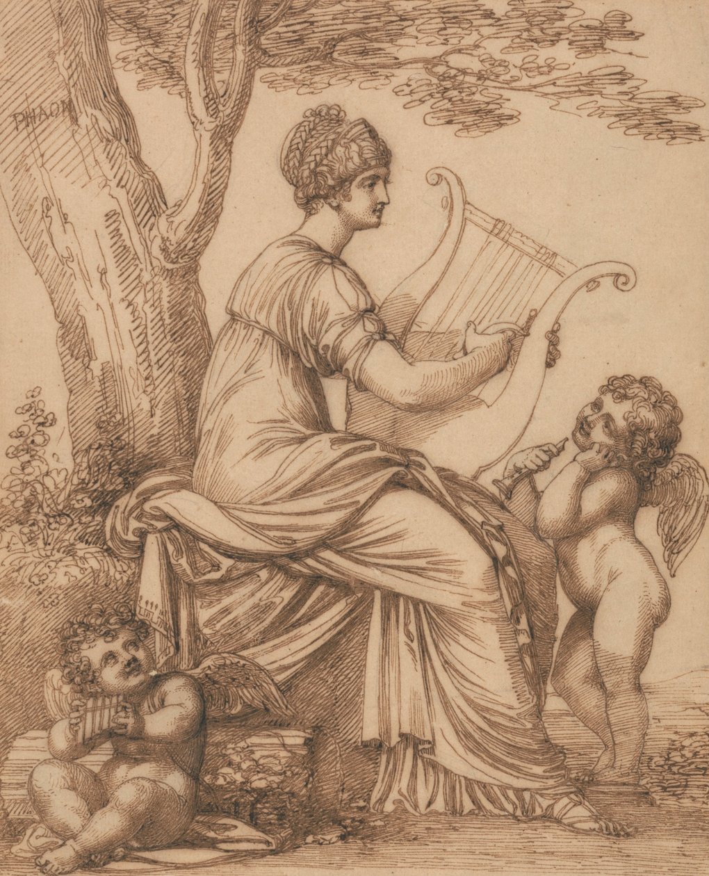 Sappho od Maria Hadfield Cosway