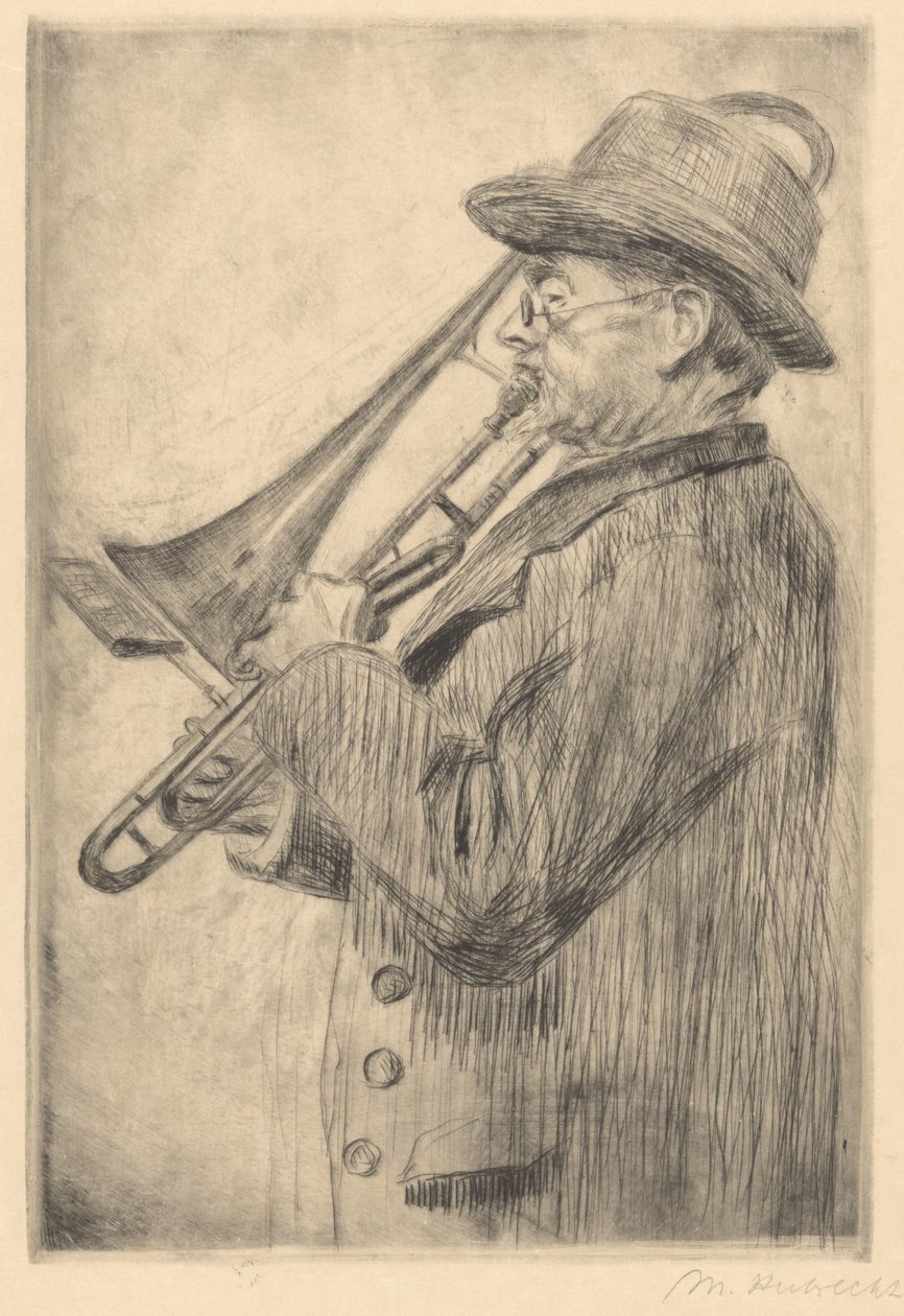 Trombonista od Maria Hubrecht (signed by artist)