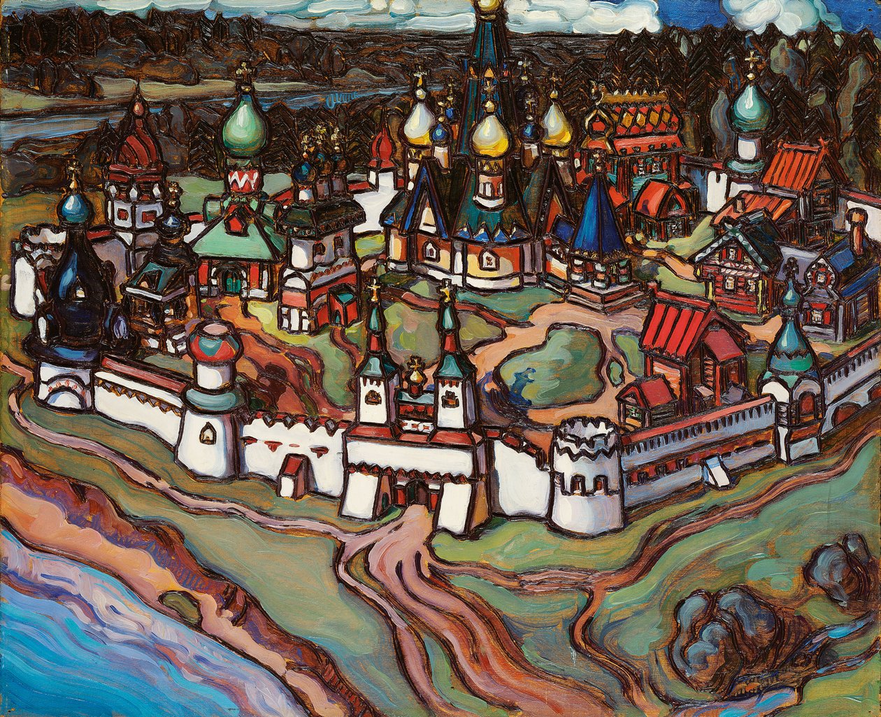Městys, 1899 od Maria Iakunchikova