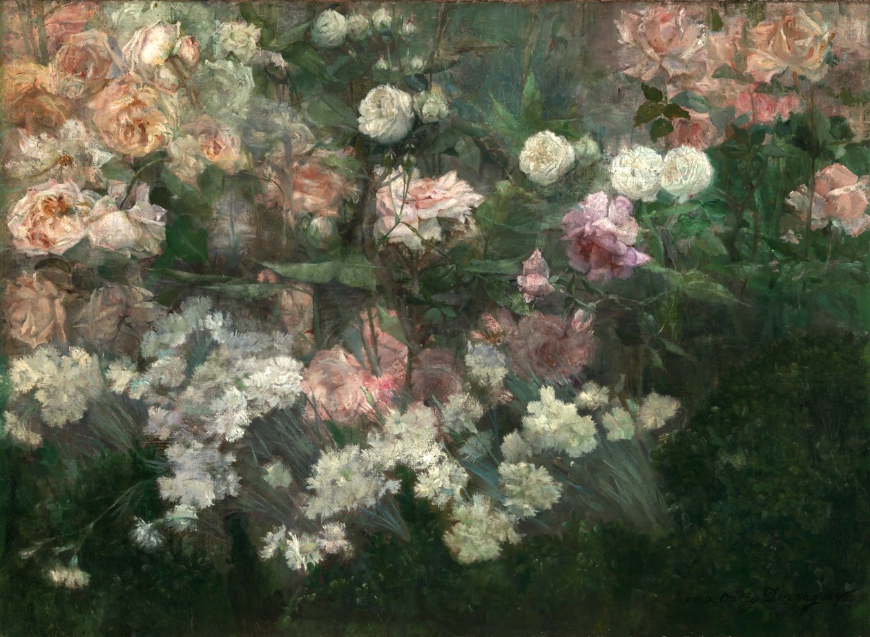 Zahrada v květnu 1895. od Maria Oakey Dewing
