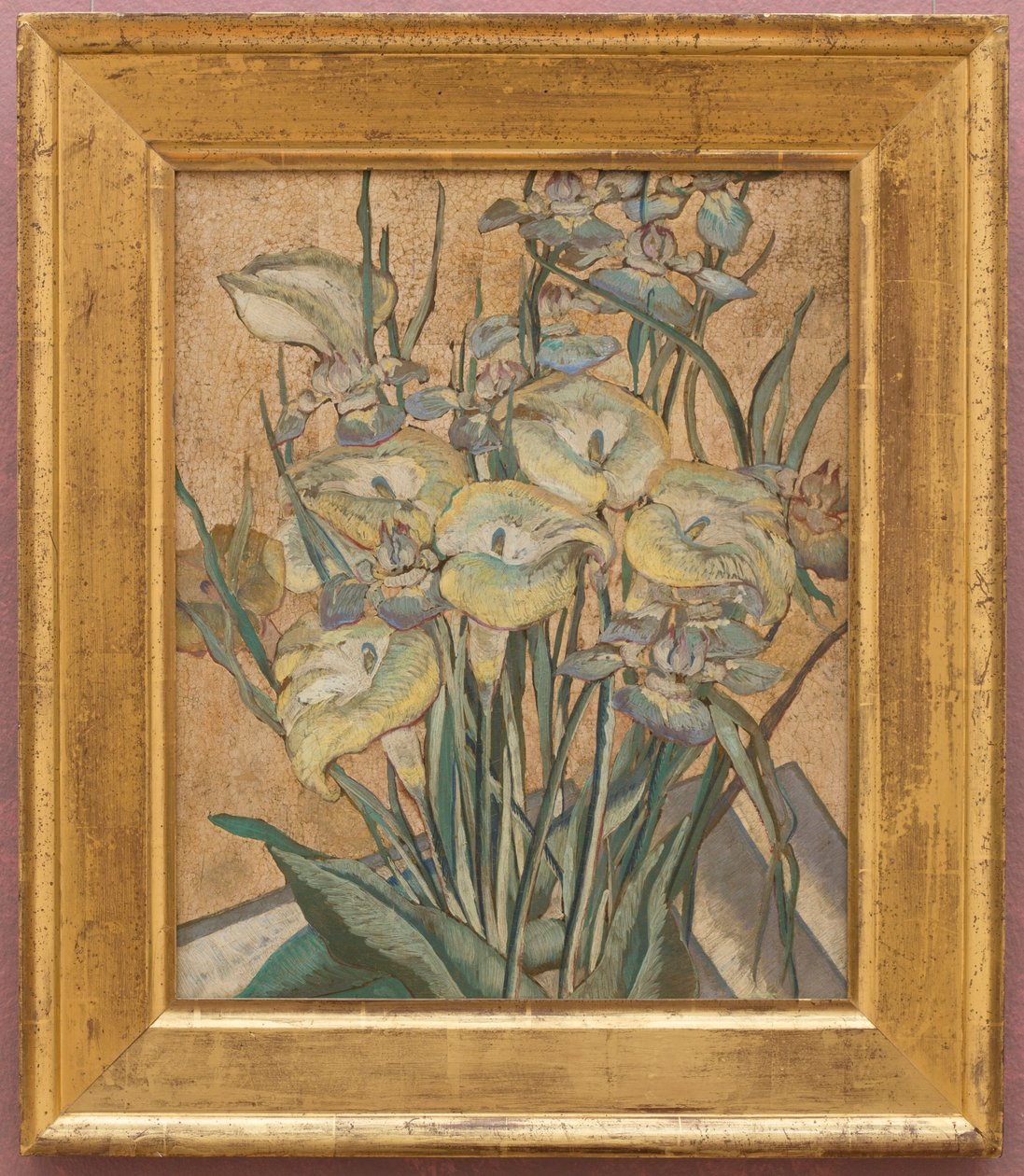 Kosatce a lilie Calla od Maria Oakey Dewing