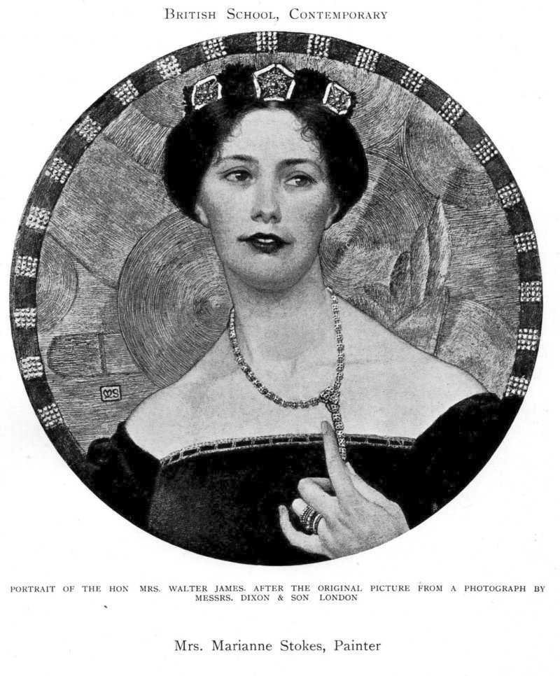 Portrét paní Walter Jameson od Marianne Stokes