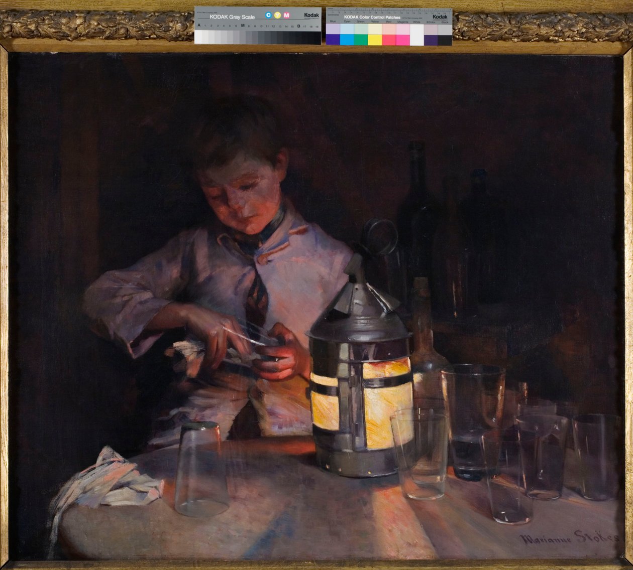 Světlo lucerny, 1888 od Marianne Stokes