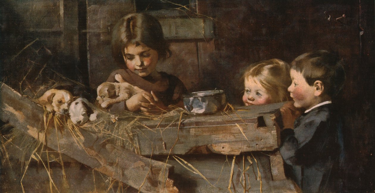 Poklady dětství, 1886, c1930. od Marianne Stokes