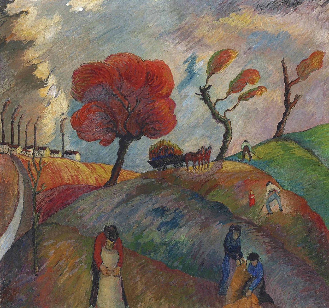 Mraveniště, c. 1916. od Marianne von Werefkin