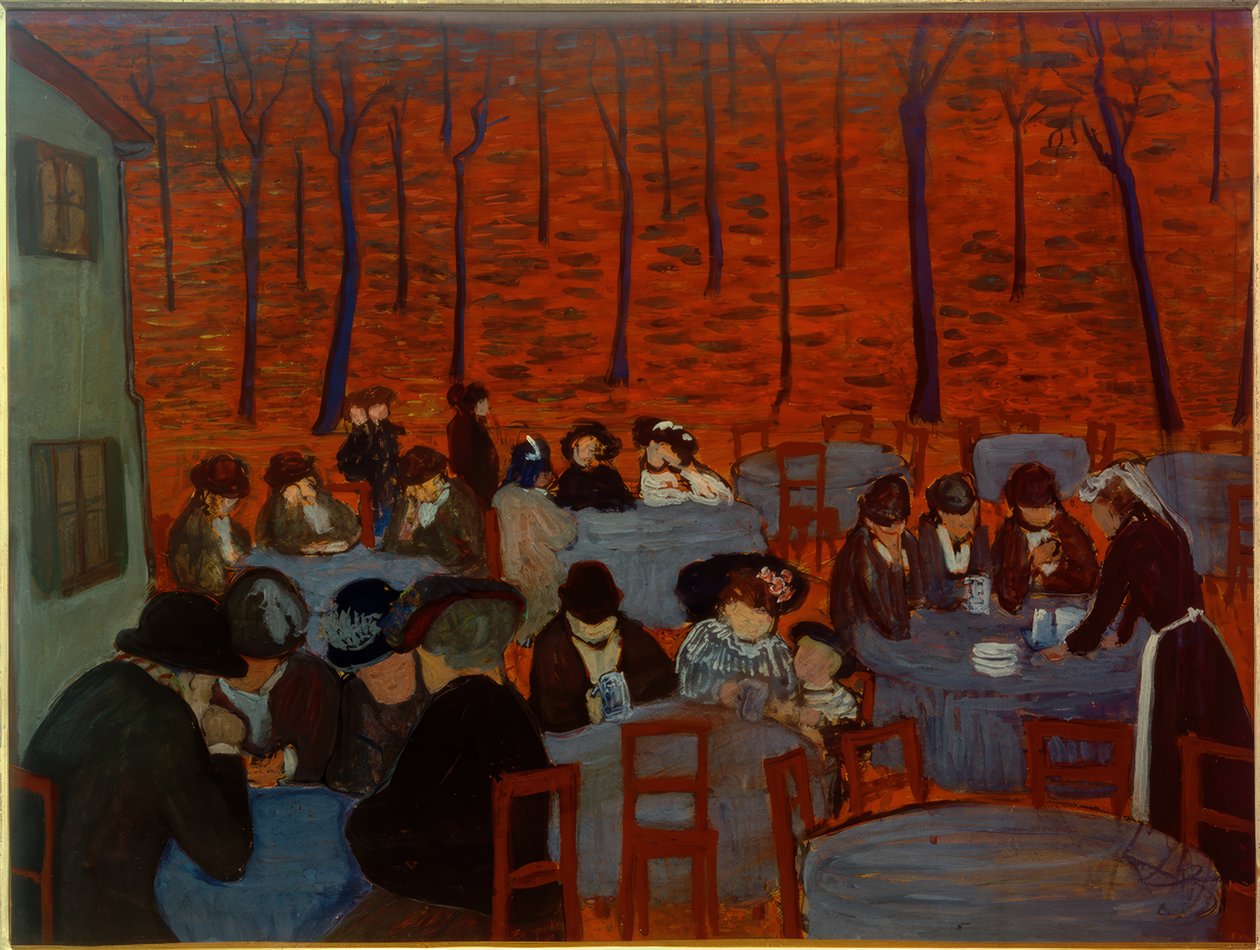 Pivní zahrádka od Marianne von Werefkin