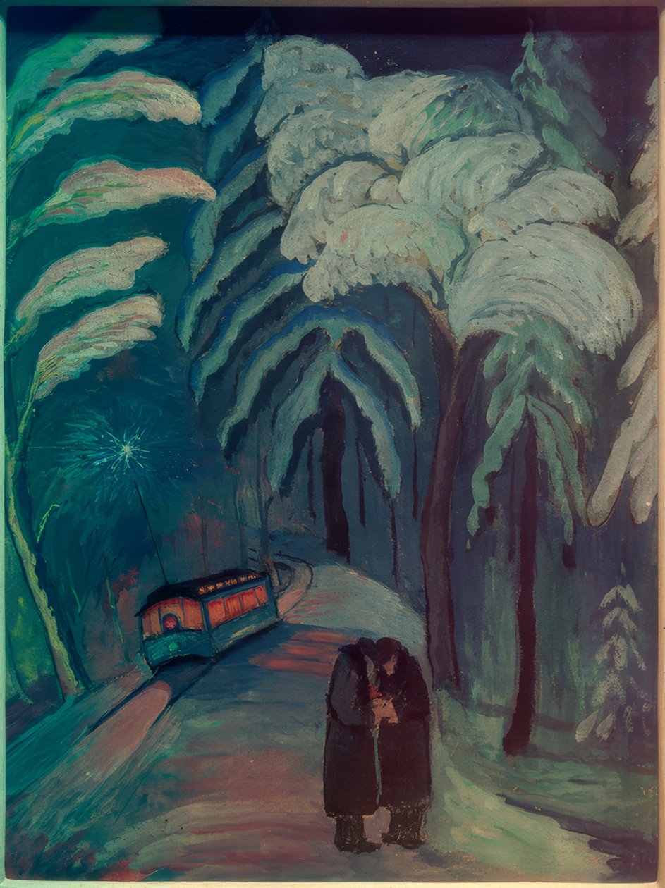 Modrá jiskra od Marianne von Werefkin