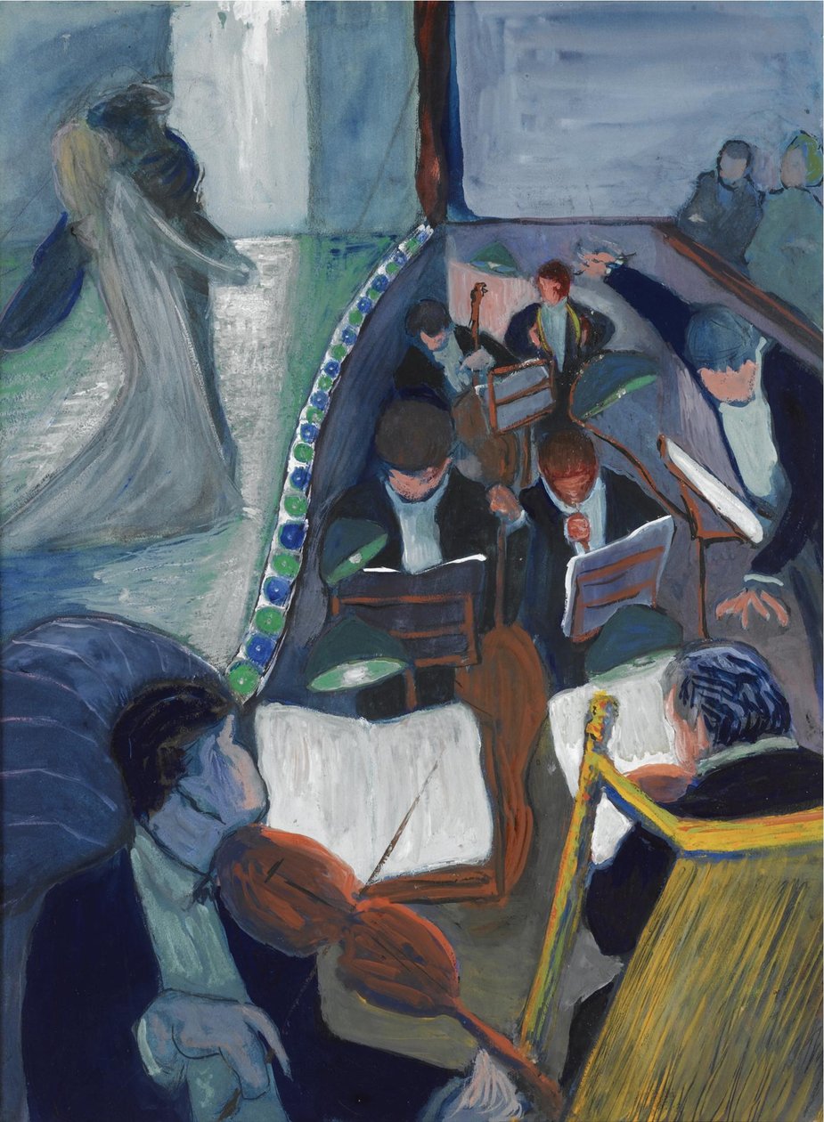 V divadle I, 1906-1907 od Marianne von Werefkin