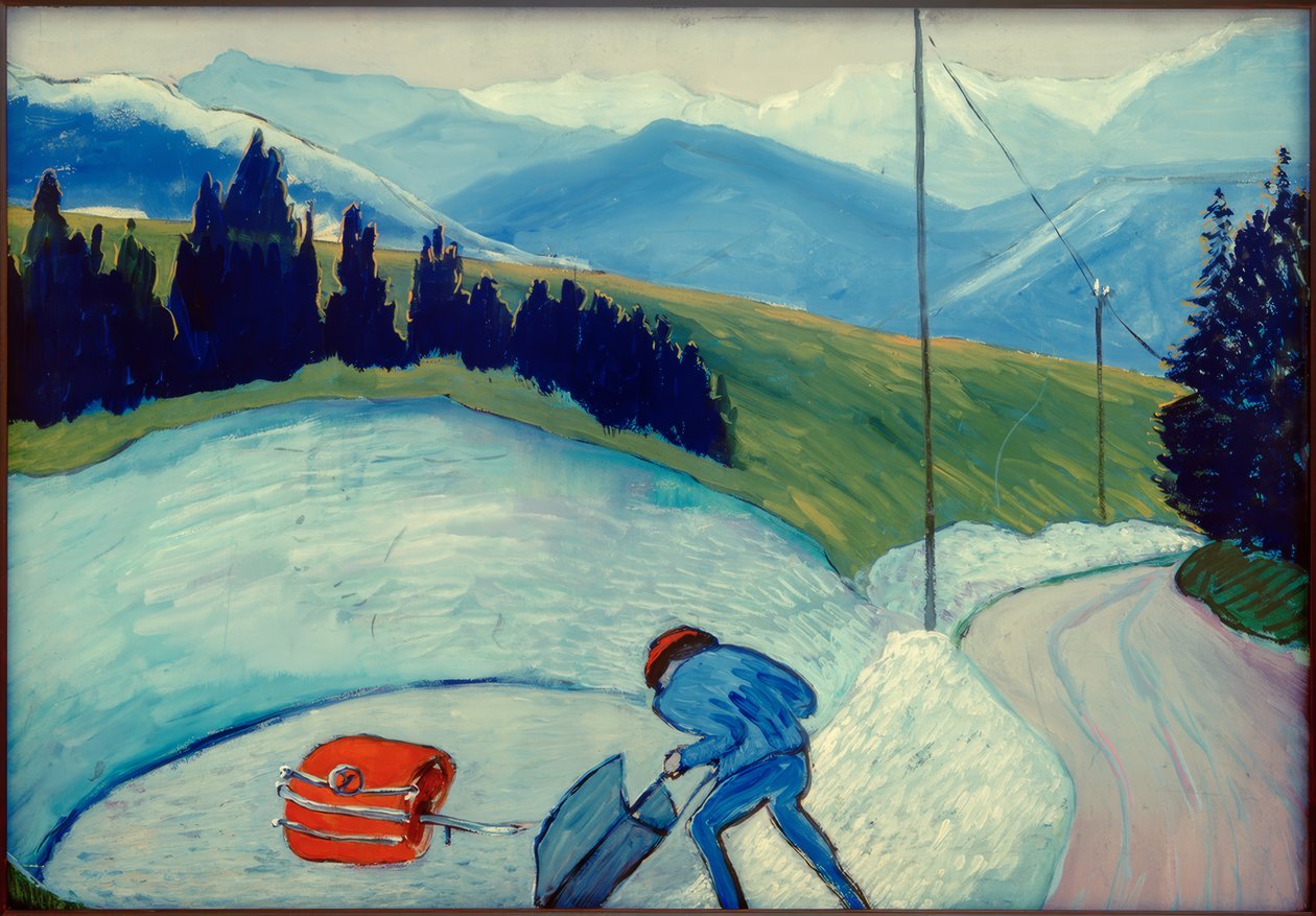 M. v. Werefkin, kamenná jáma / malba, 1907 od Marianne von Werefkin