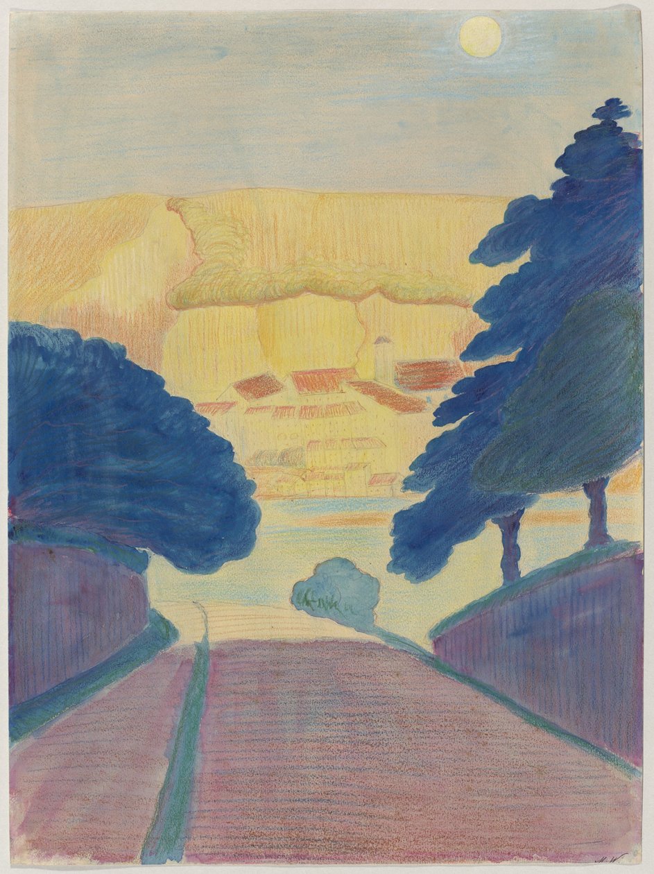 vodní hrad od Marianne von Werefkin