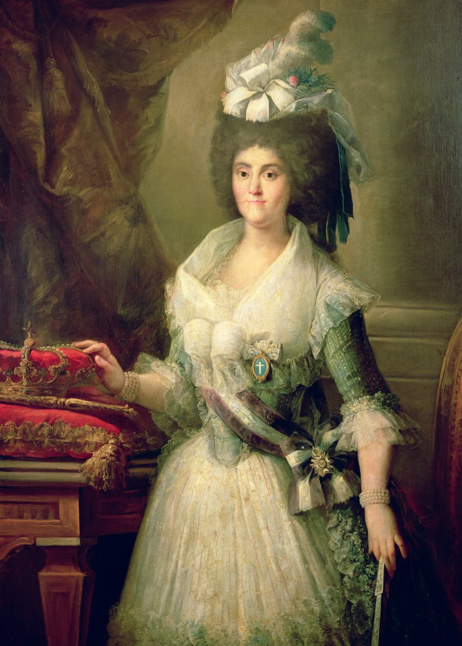 Portrét královny Marie Luisy (1751-1819) od Mariano Salvador Maella
