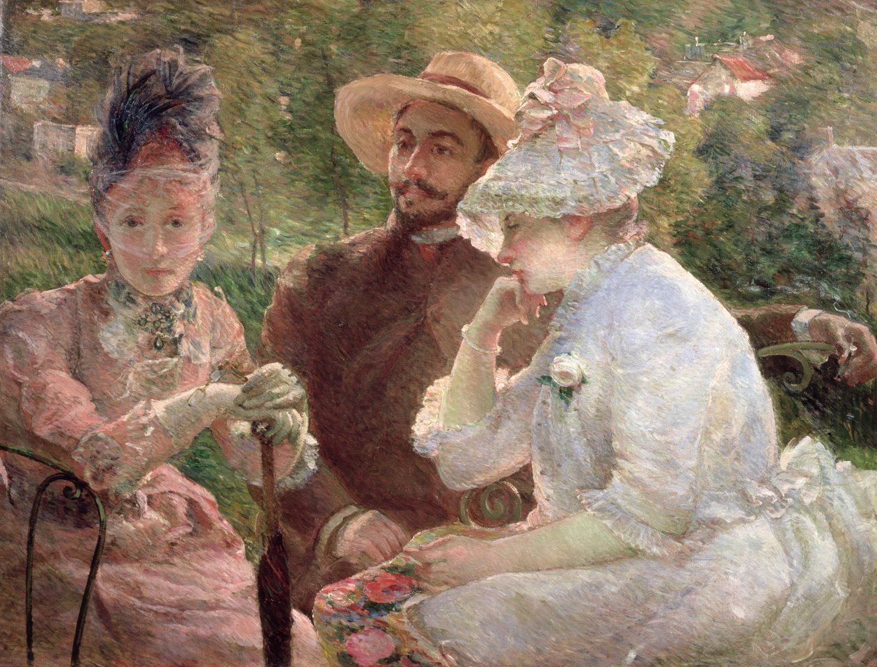 Na terase v Sevres, 1880 od Marie Bracquemond