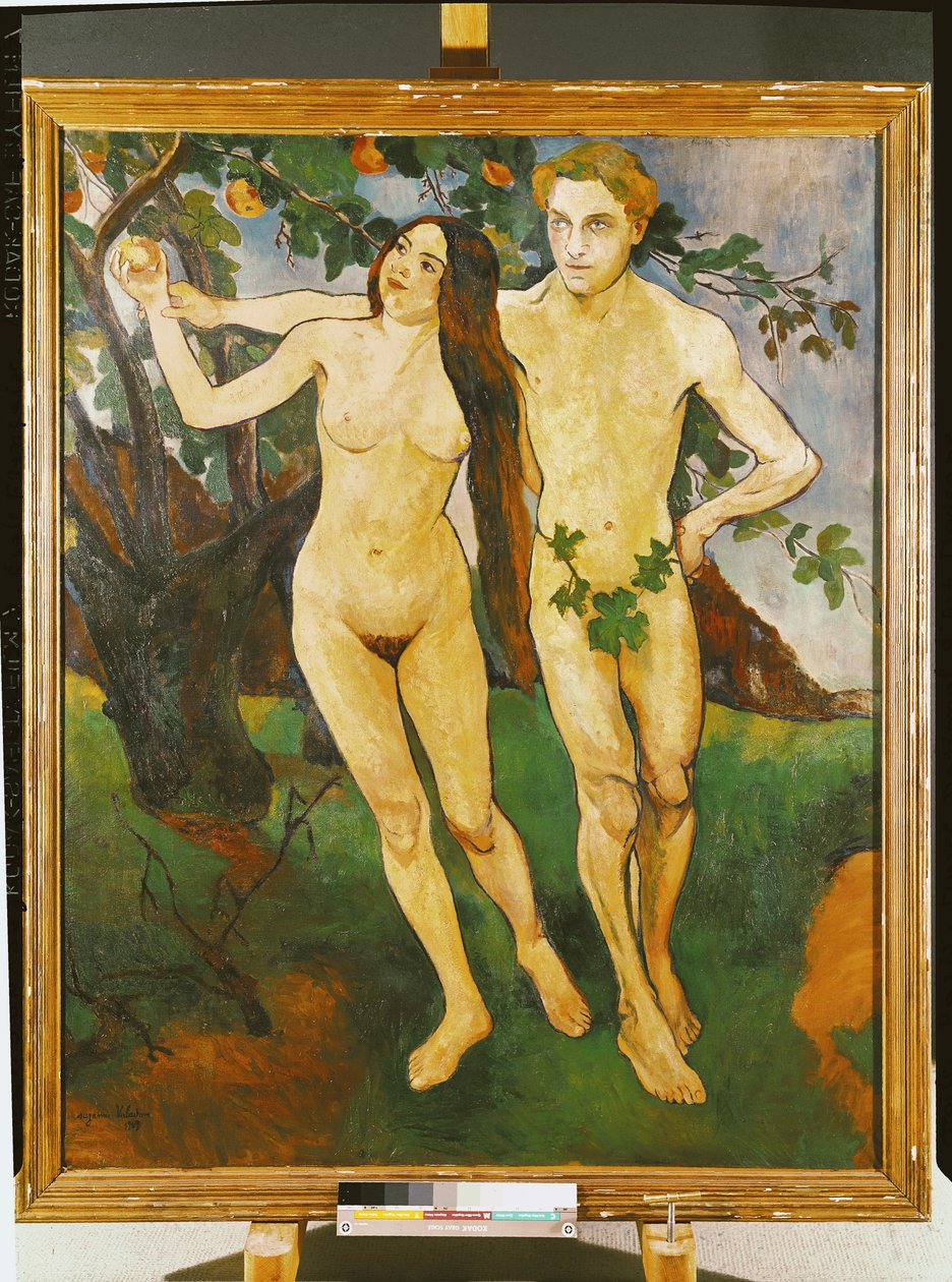 Adam a Eva, 1909 od Marie Clementine (Suzanne) Valadon
