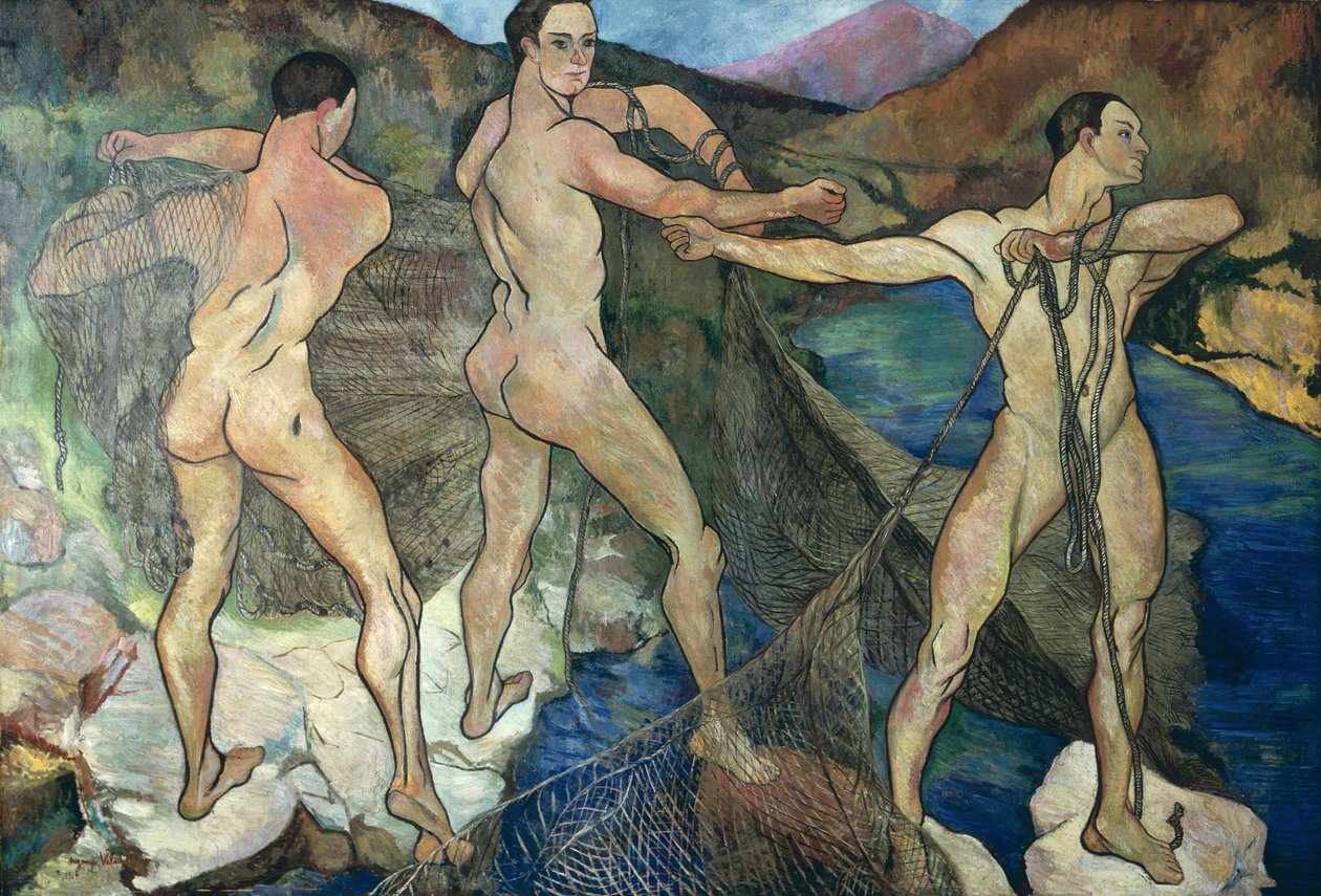 Casting the Net, 1914 od Marie Clementine (Suzanne) Valadon