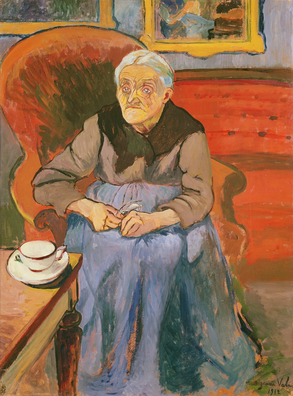 Portrét umělcovy matky, 1912 od Marie Clementine (Suzanne) Valadon