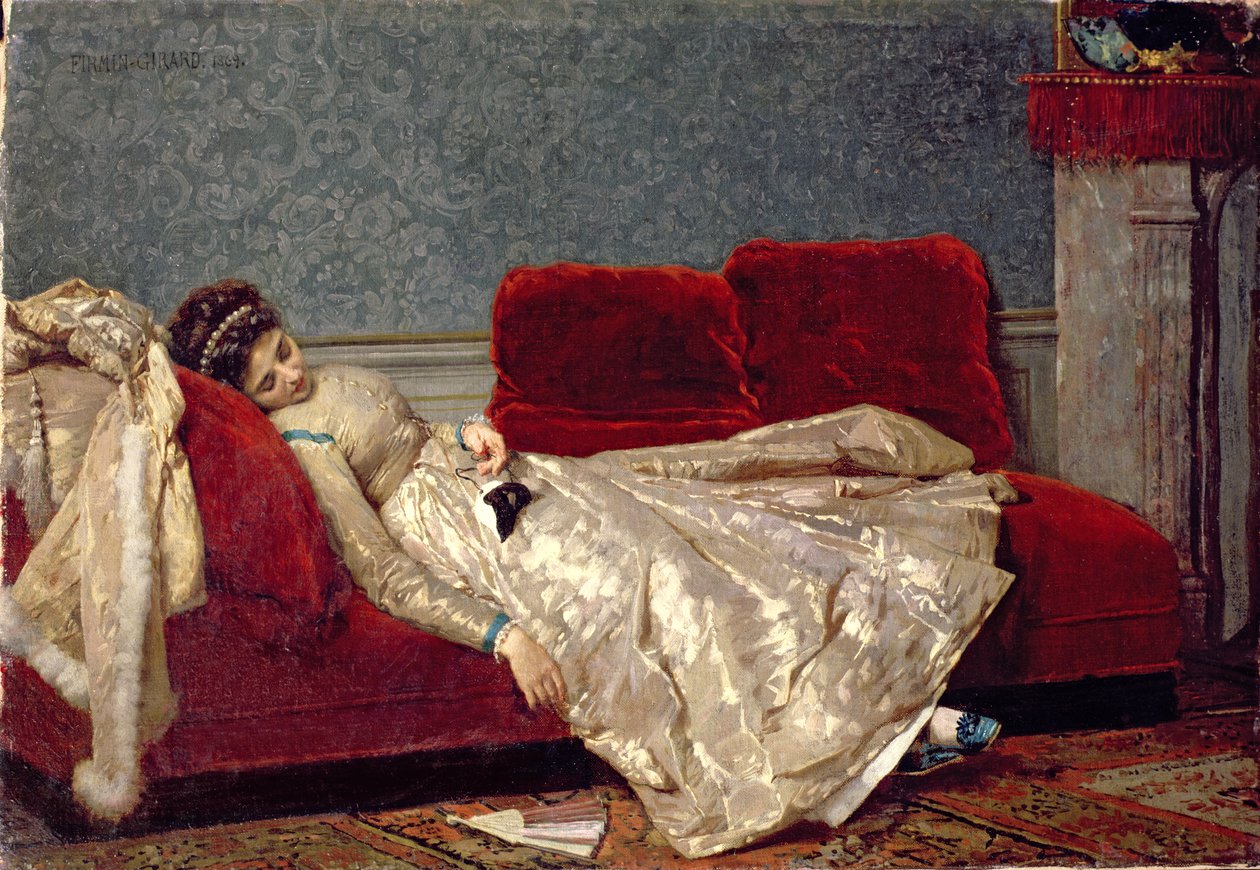Po plese, 1869 od Marie Francois Firmin Girard