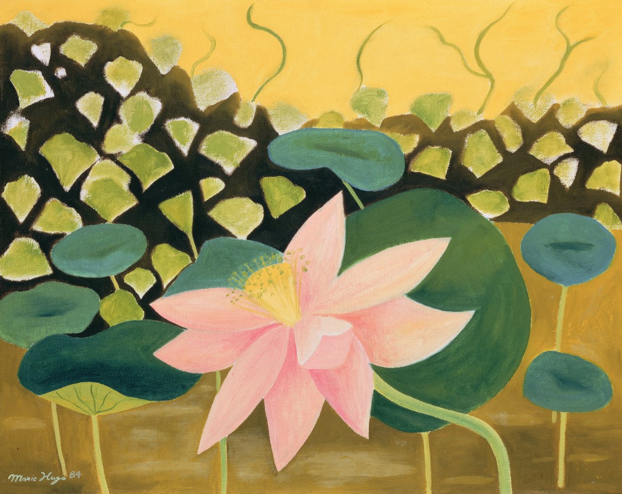 Lotosový květ, 1984 od Marie Hugo