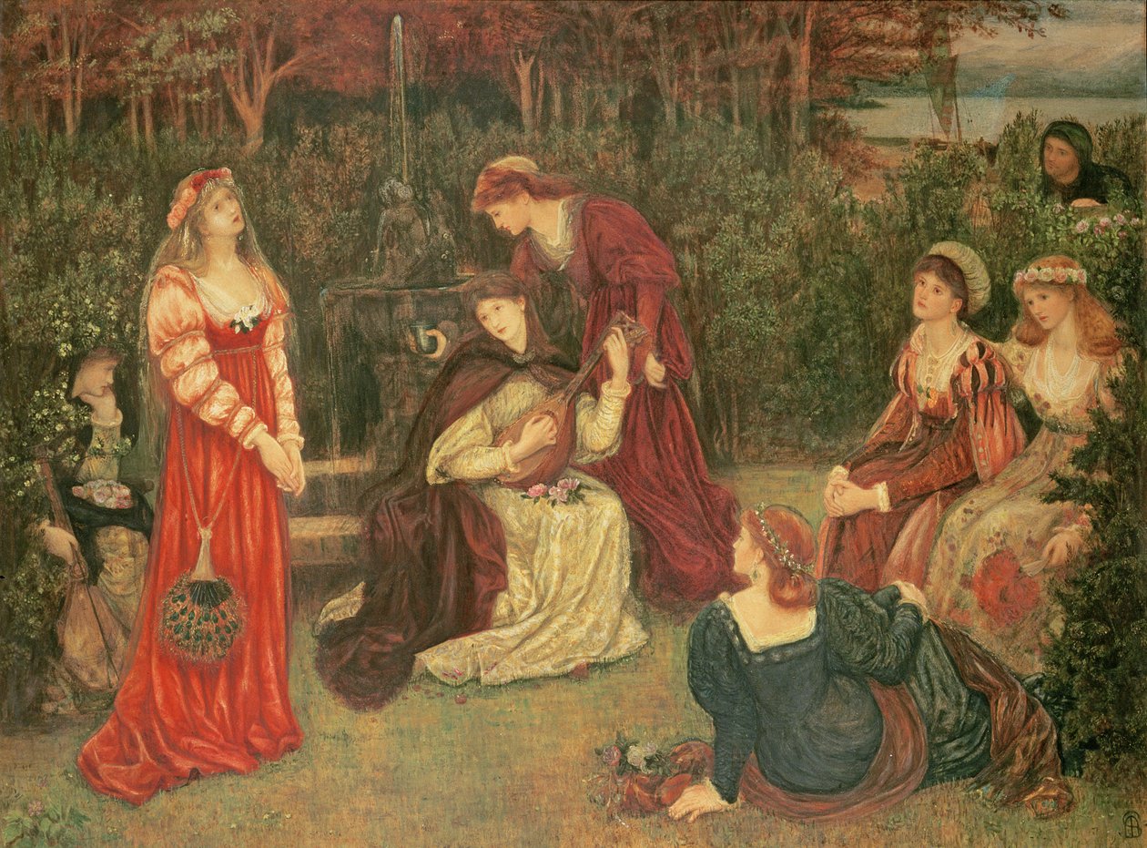 Fiammetta Zpěv, 1879 od Marie Spartali Stillman