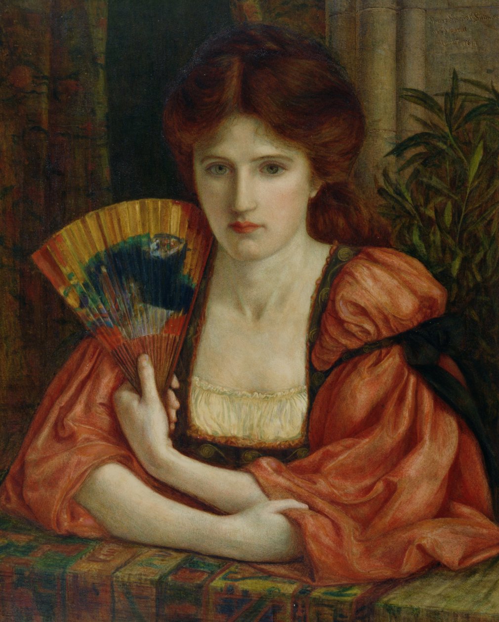 Autoportrét (viz také 183575) od Marie Spartali Stillman