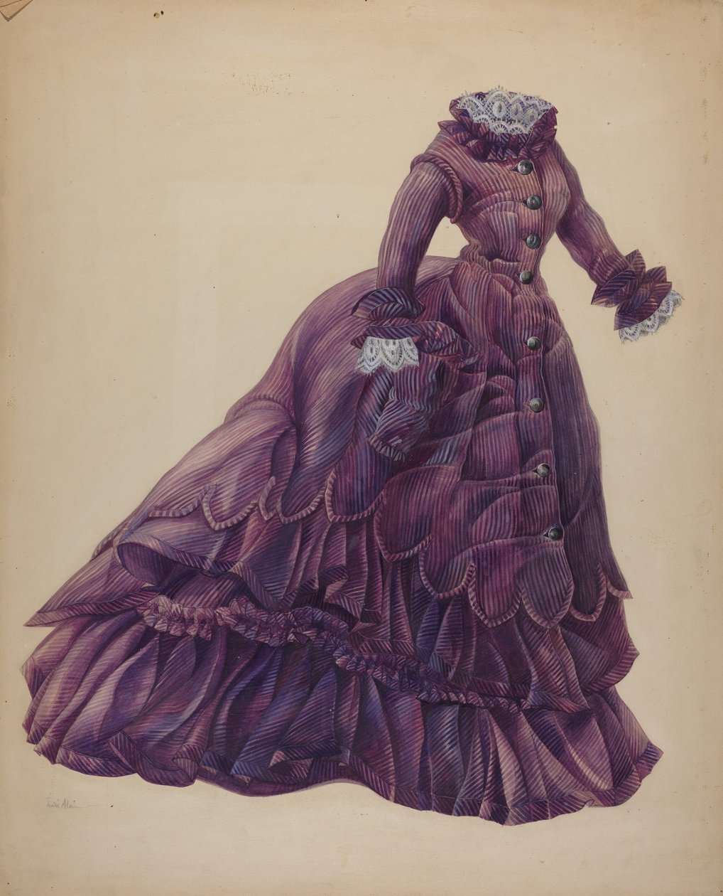 Šaty pro panenky, c. 1939. od Marie Alain