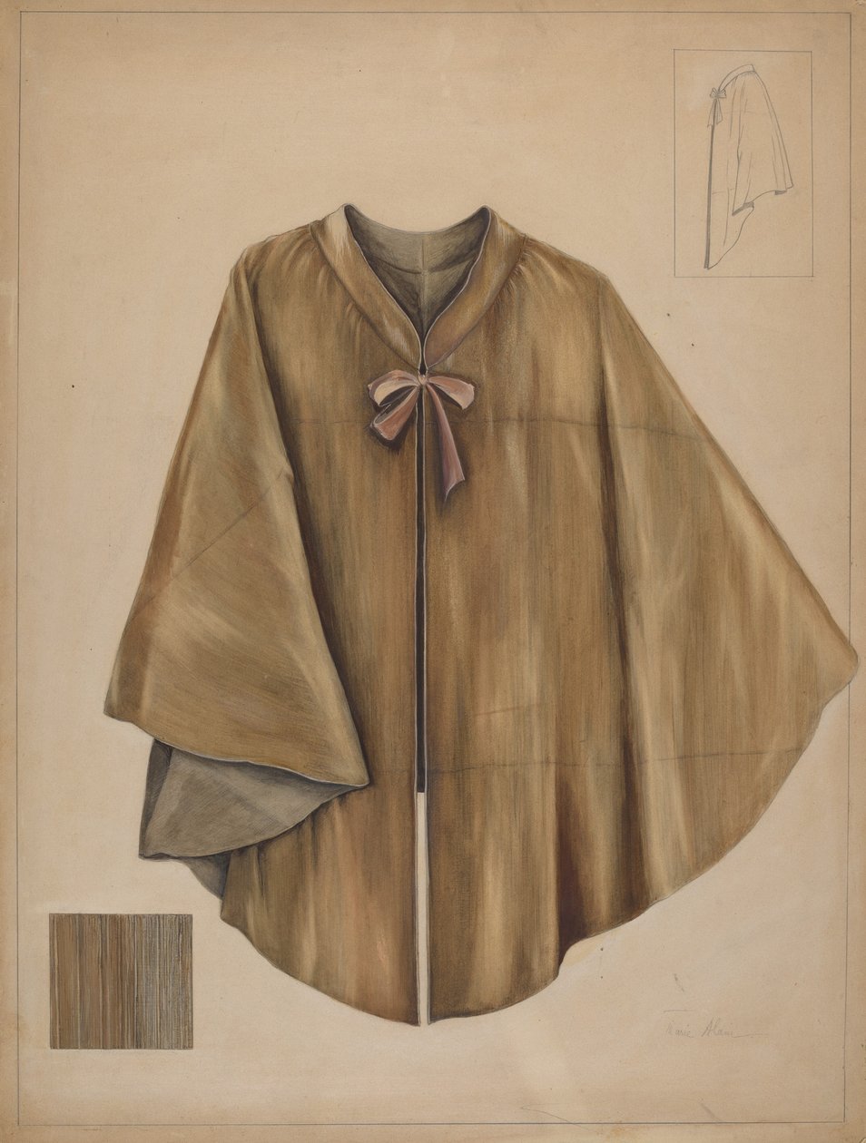 Quaker Cape, c. 1937. od Marie Alain