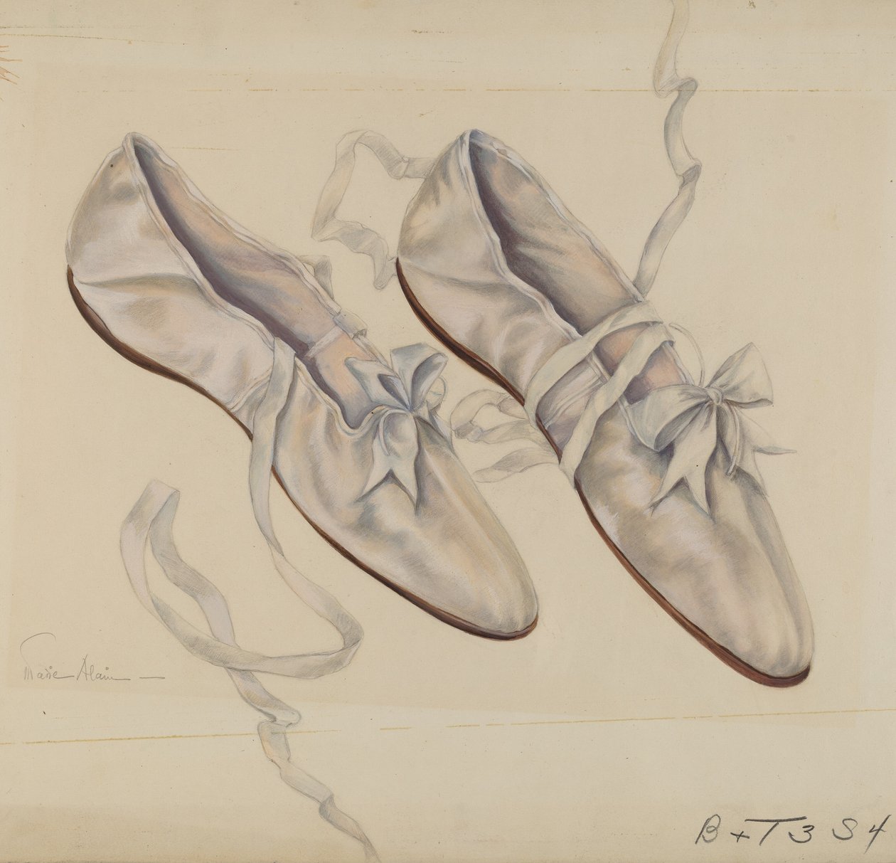 Vycházkové pantofle, c. 1936. od Marie Alain