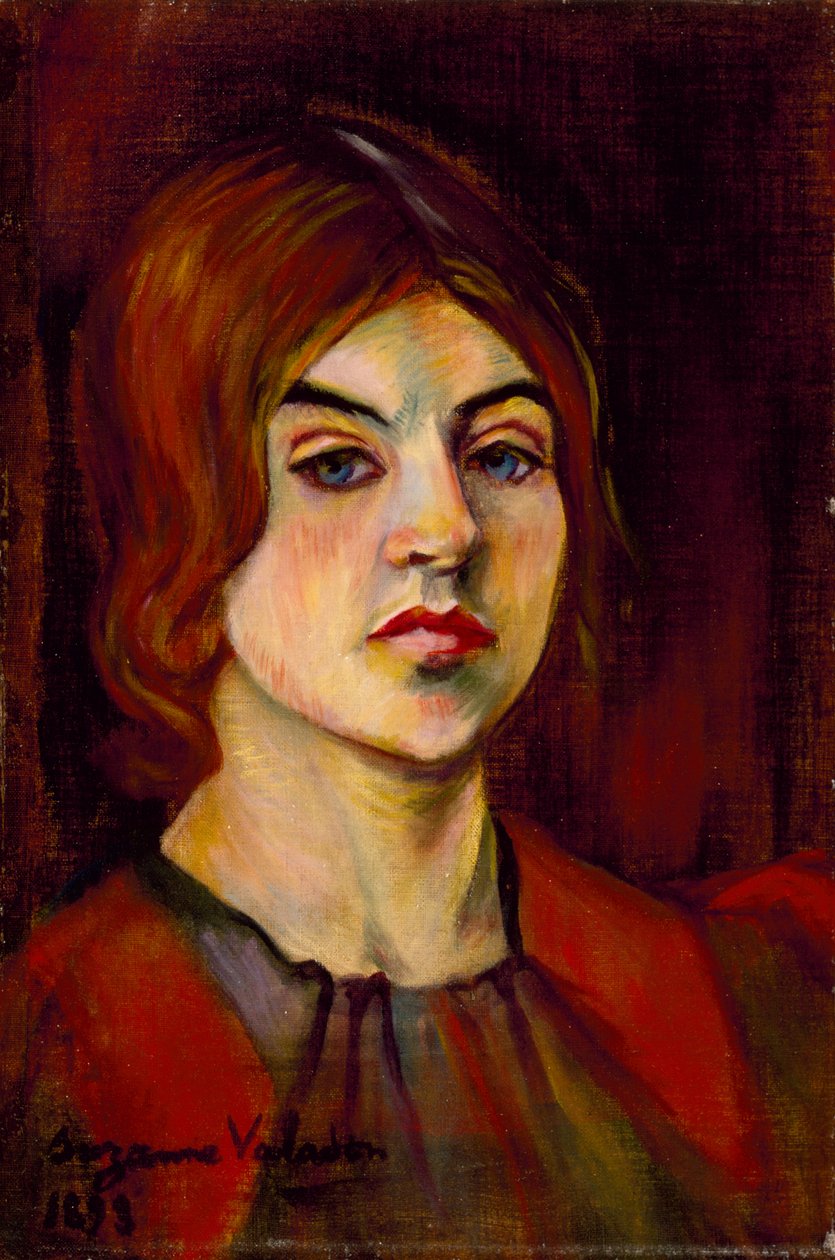 Autoportrét, 1898 od Marie Clementine (Suzanne) Valadon
