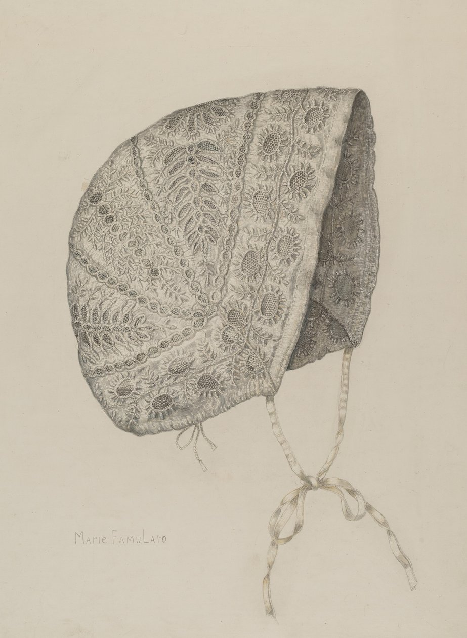 Kojenecká čepice, c. 1938. od Marie Famularo