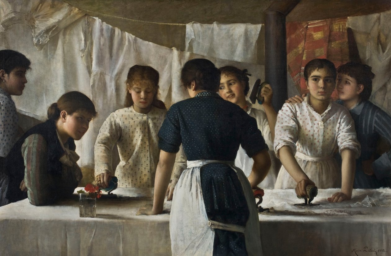 Prádelny, 1882. od Marie Petiet