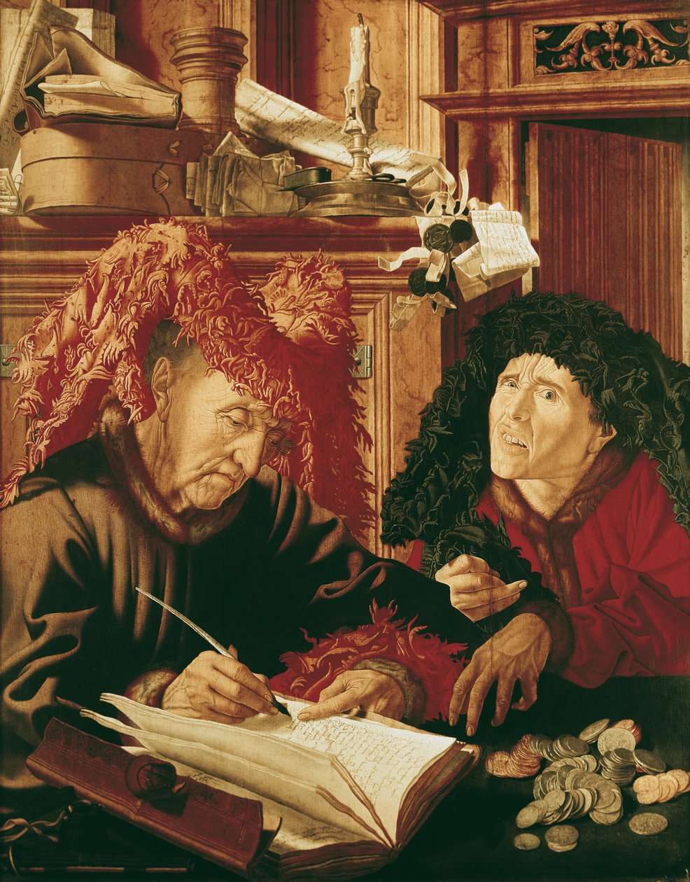 Dva sběrači daní, c.1540 od Marinus van Roejmerswaelen