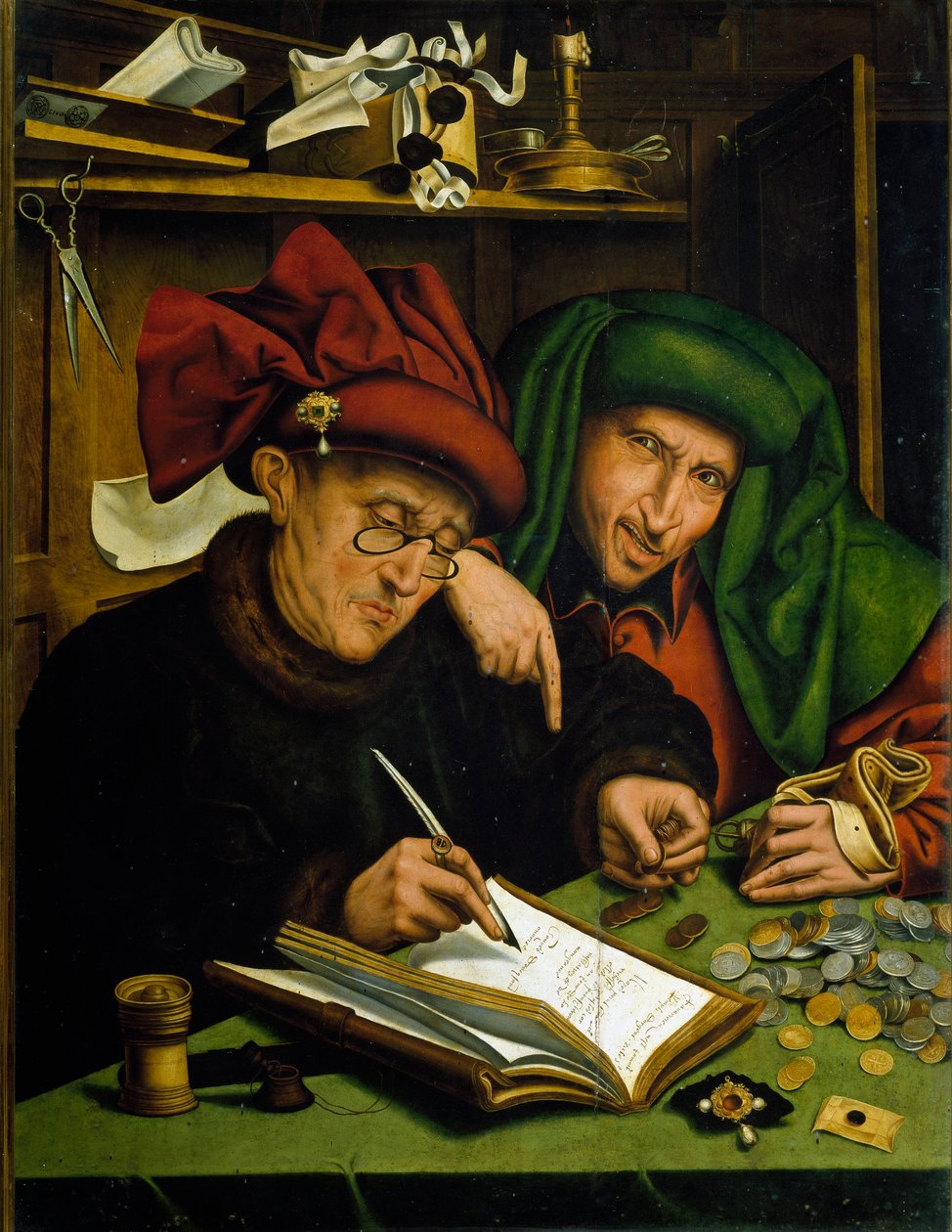 Lichváři od Marinus van Roejmerswaelen