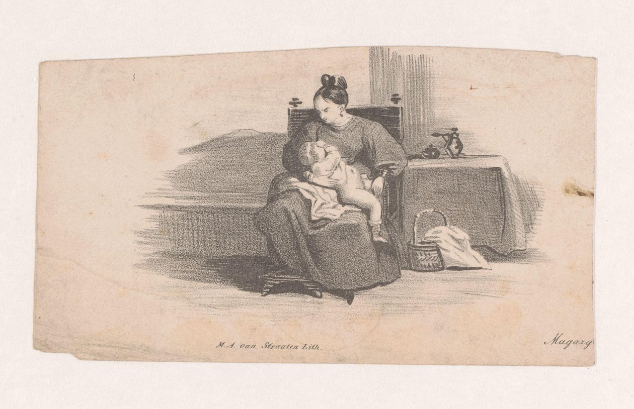 Matka s dítětem od Marinus Adrianus van Straten