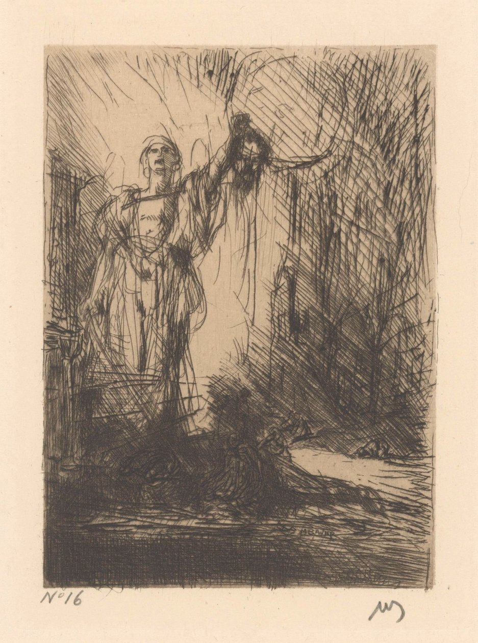Kat s useknutou hlavou od Marius Bauer (signed by artist)