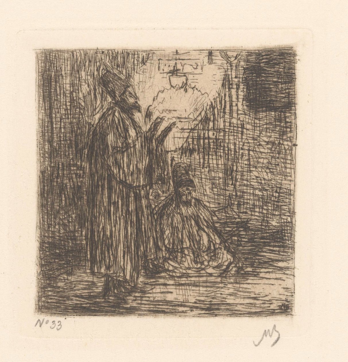 Modlící se dervišové od Marius Bauer (signed by artist)