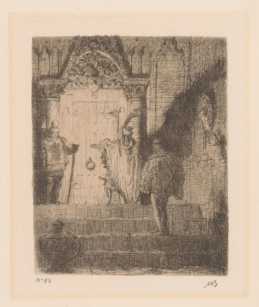 magické dveře od Marius Bauer (signed by artist)