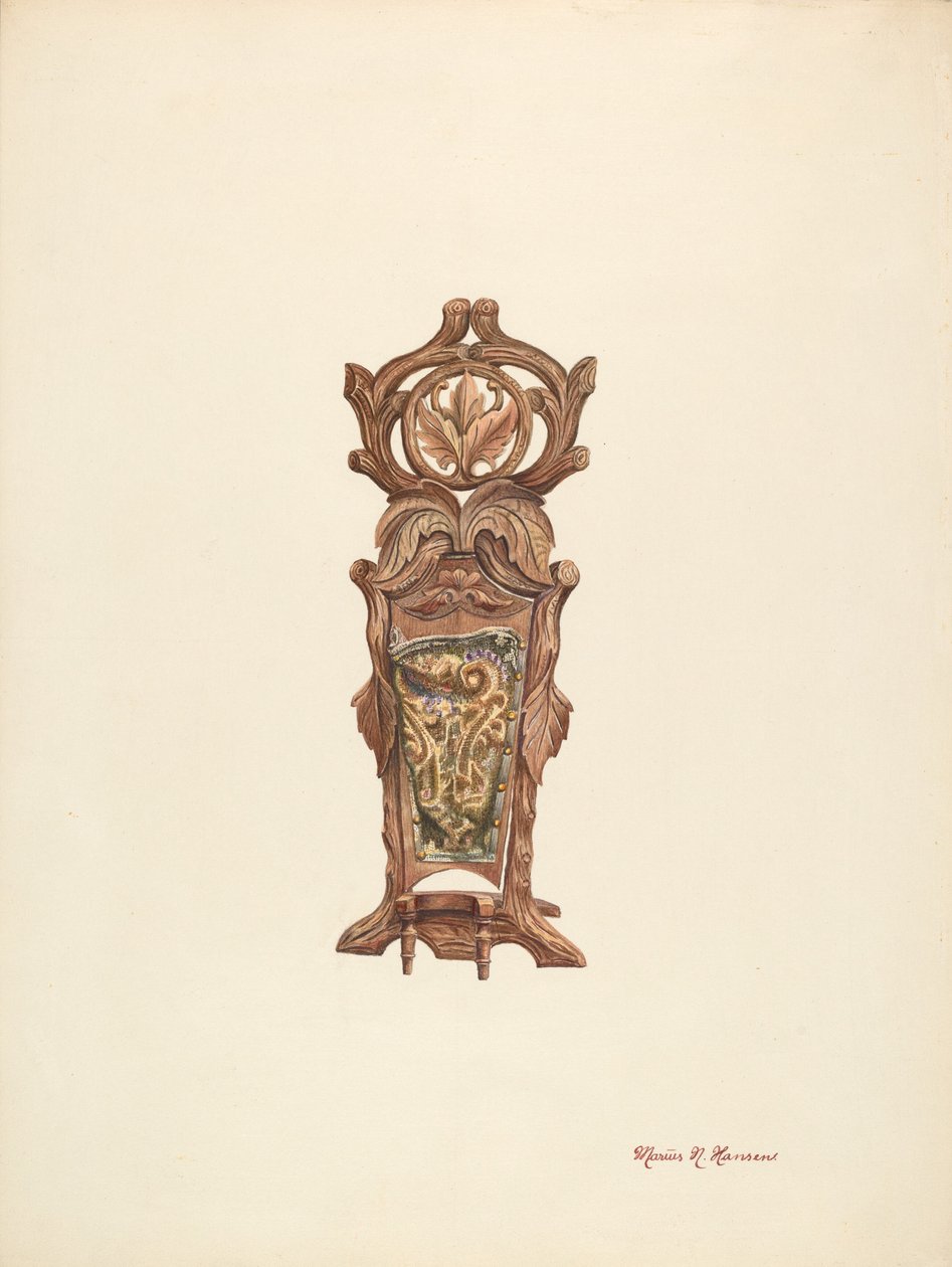 Bootjack & Slipper-Holder, c. 1940. od Marius Hansen