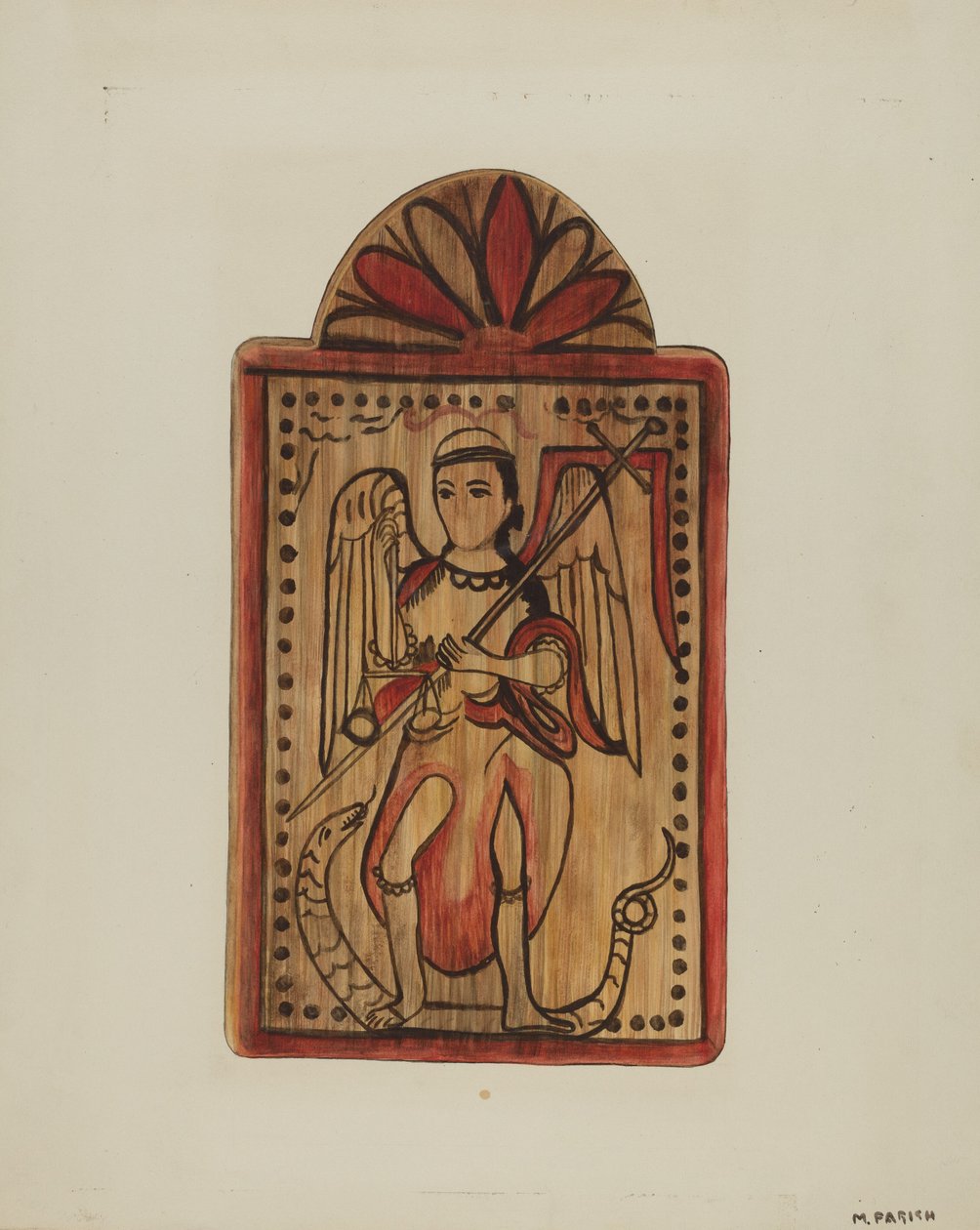 Santo St. Michael, c. 1939. od Marjery Parish