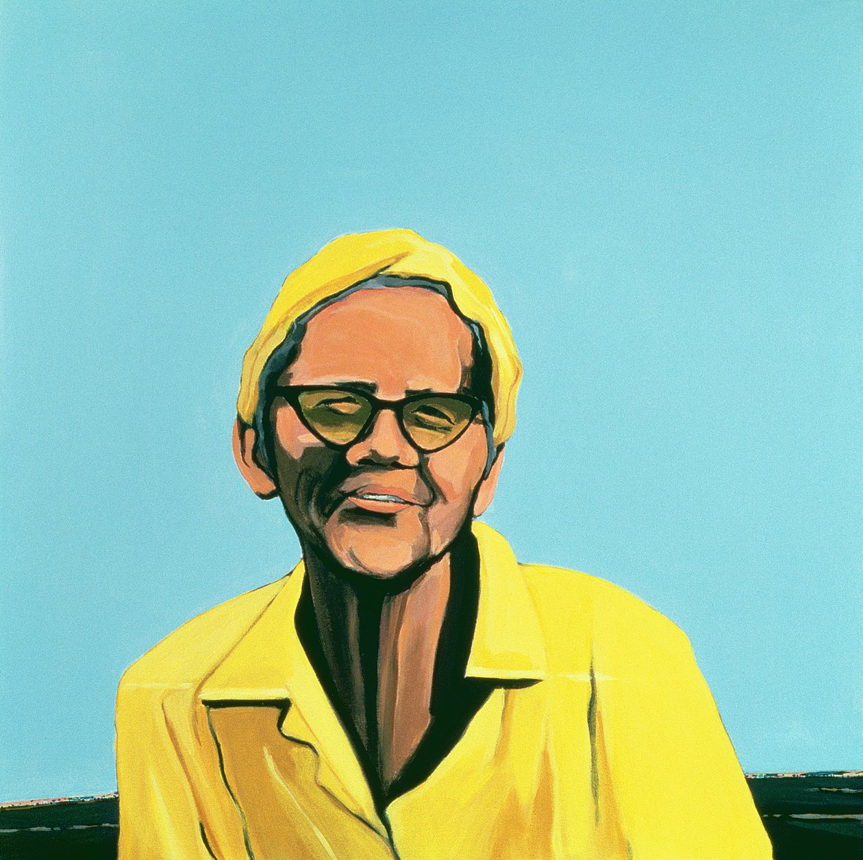 Kubánský portrét #13, 1996 (akryl na plátně) od Marjorie Weiss