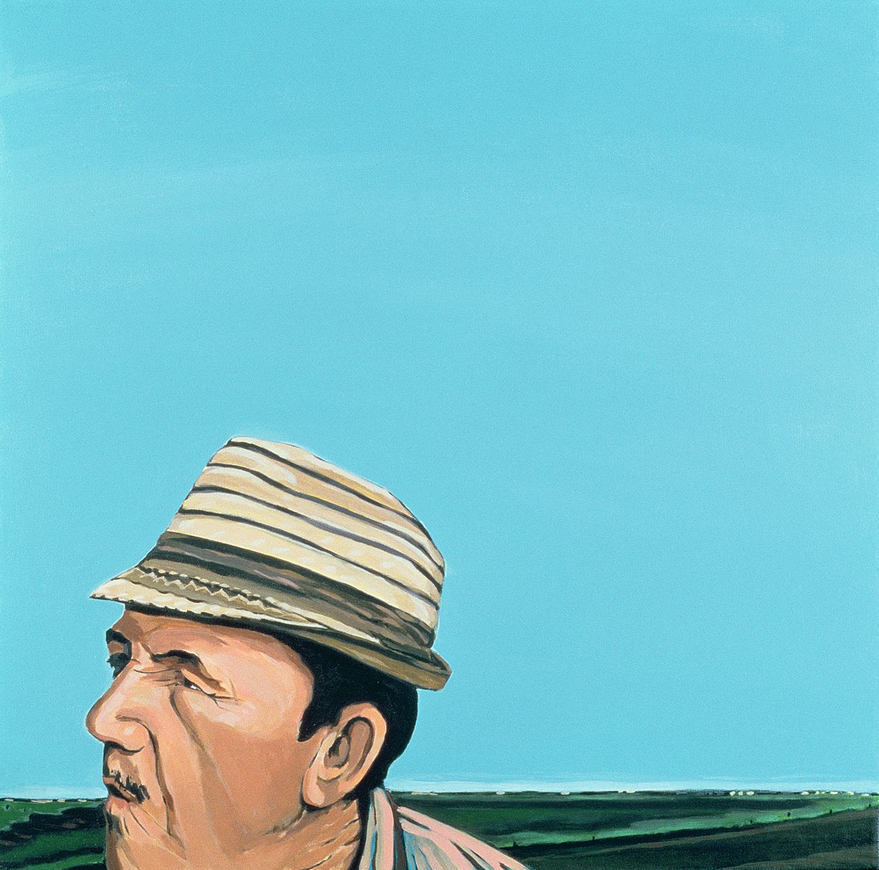 Kubánský portrét #8, 1996 (akryl na plátně) od Marjorie Weiss