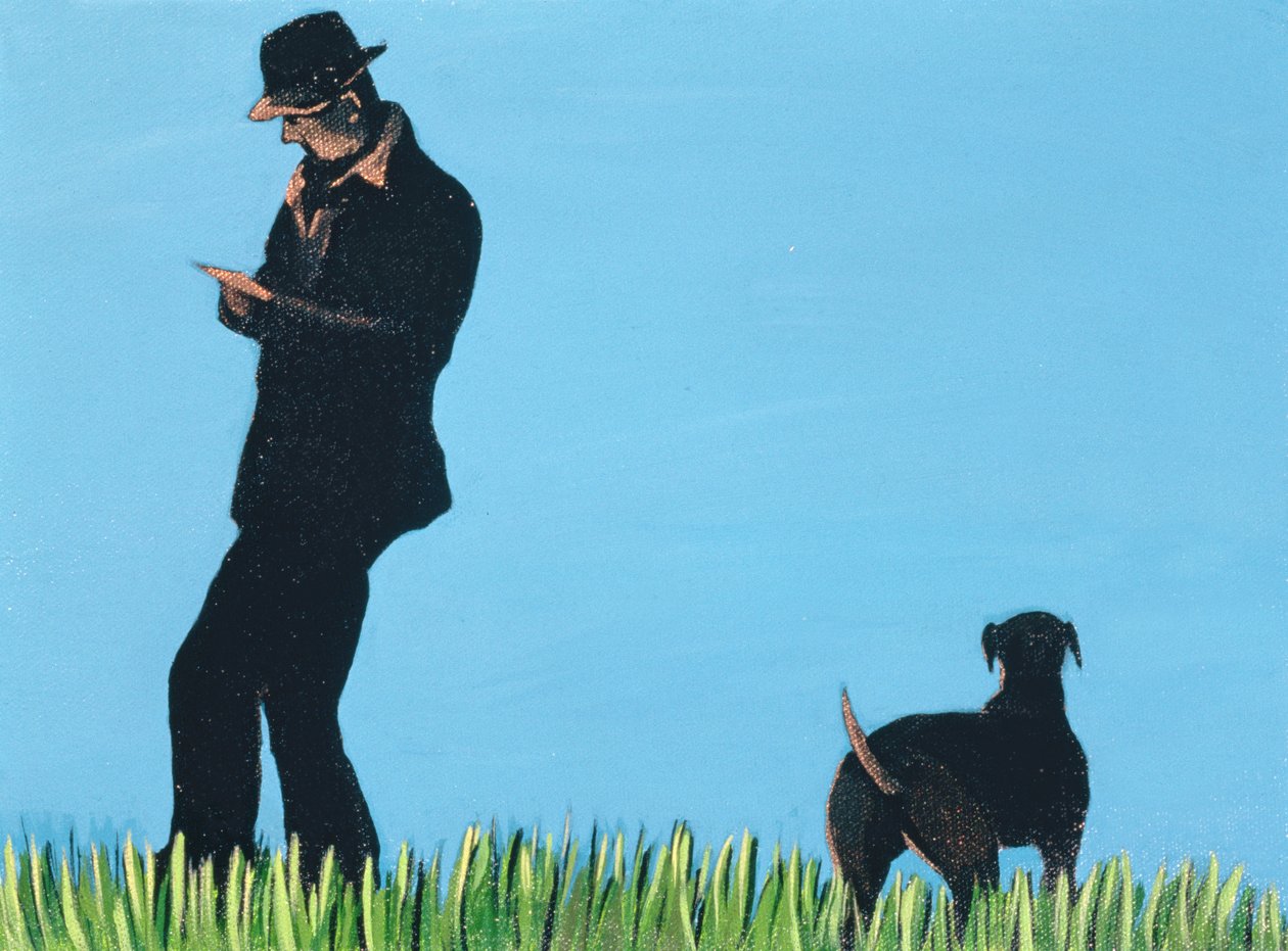 Mikes Memory, 1997 (akryl na plátně) od Marjorie Weiss