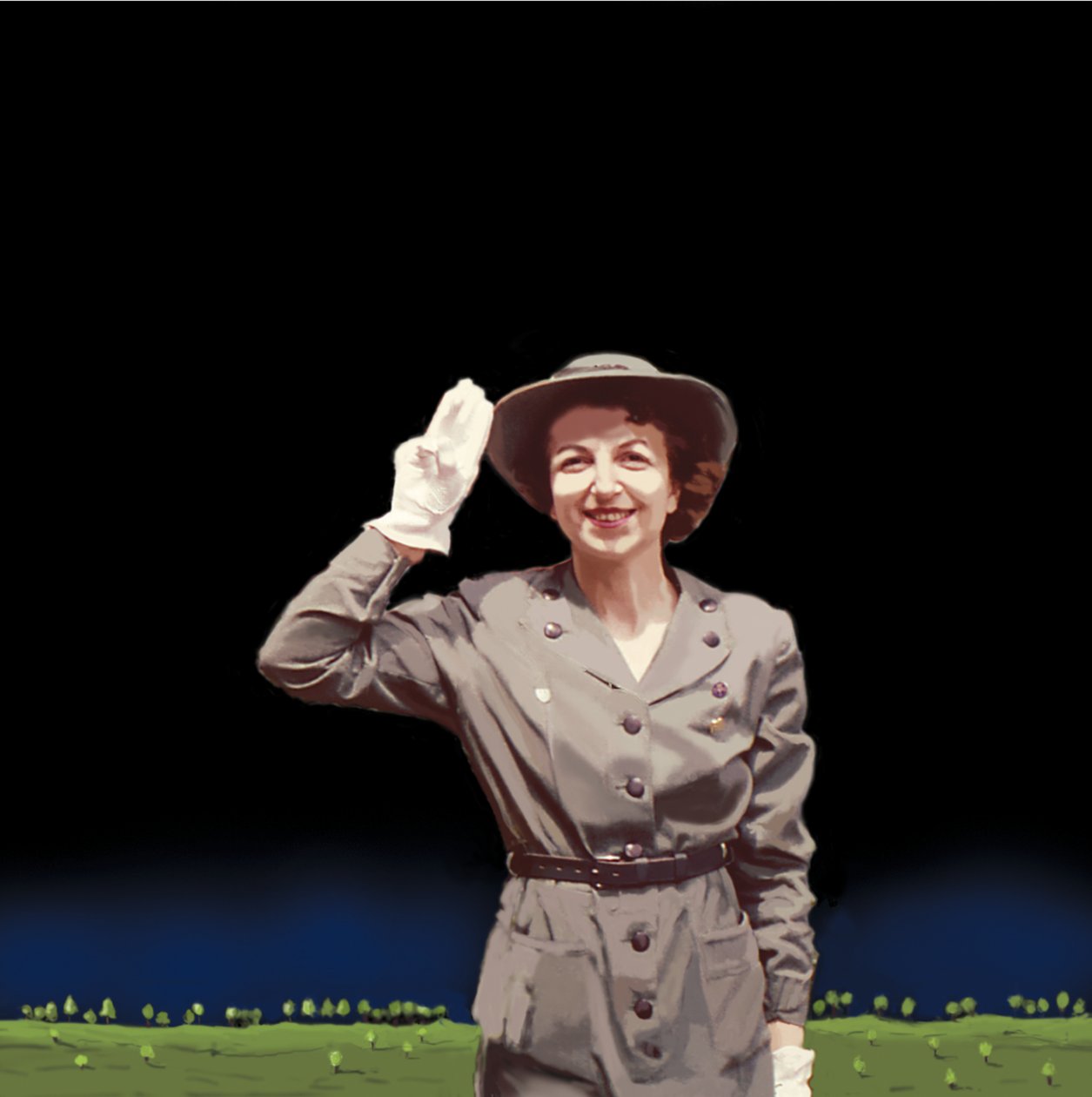 Scout Leader, 2008 (akryl na plátně) od Marjorie Weiss
