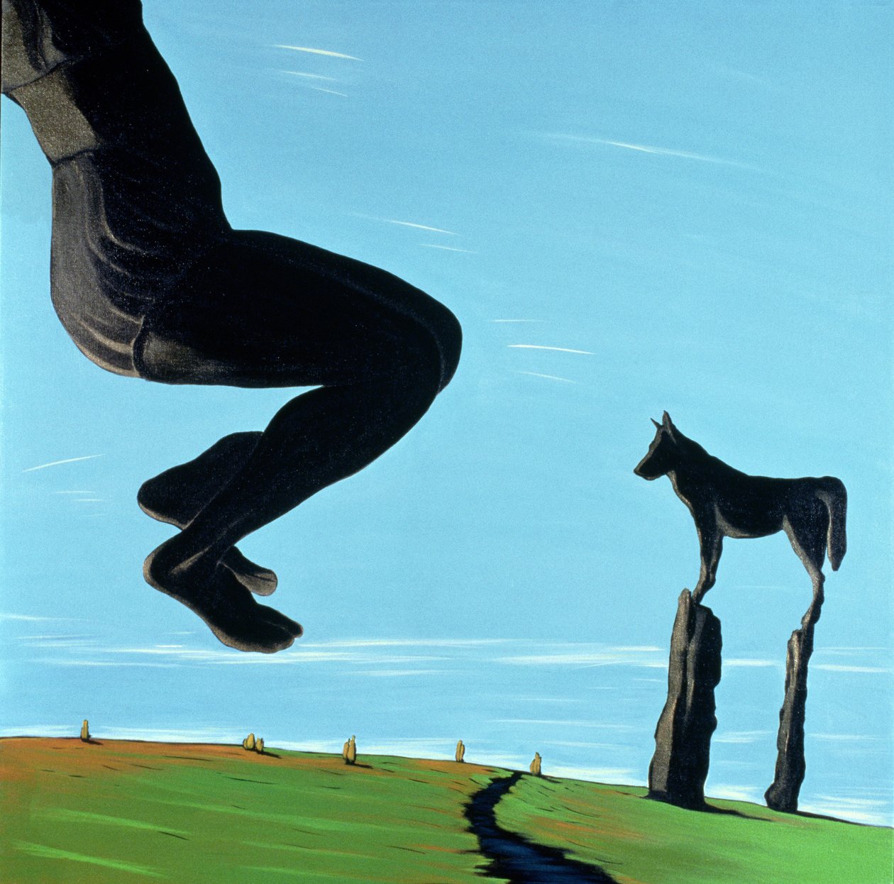 Shadow at Rest, 2000 (akryl na plátně) od Marjorie Weiss