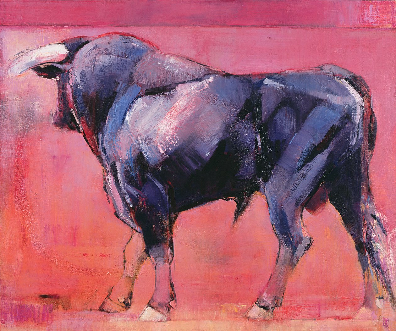 Modrý býk, 1998 od Mark Adlington