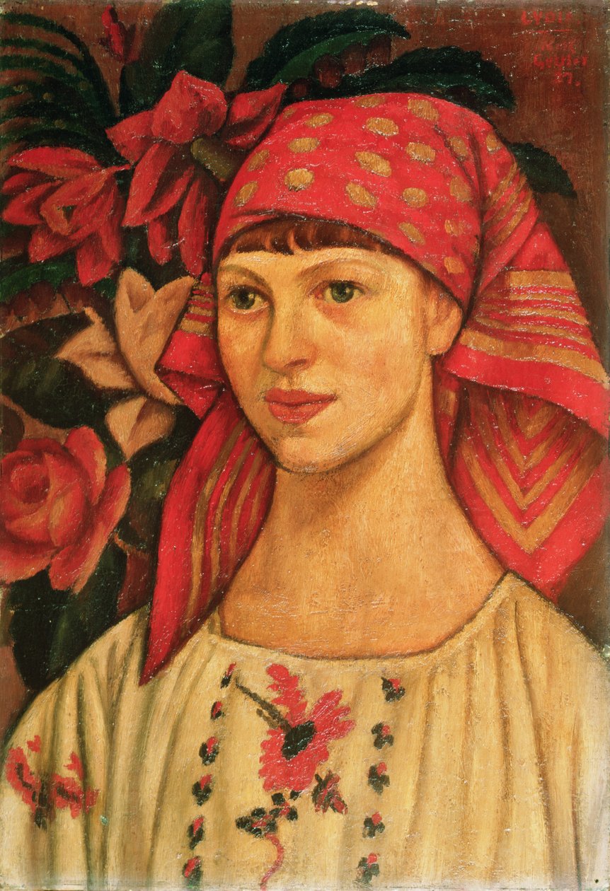 Portrét Lydie Sherwood, 1907 od Mark Gertler