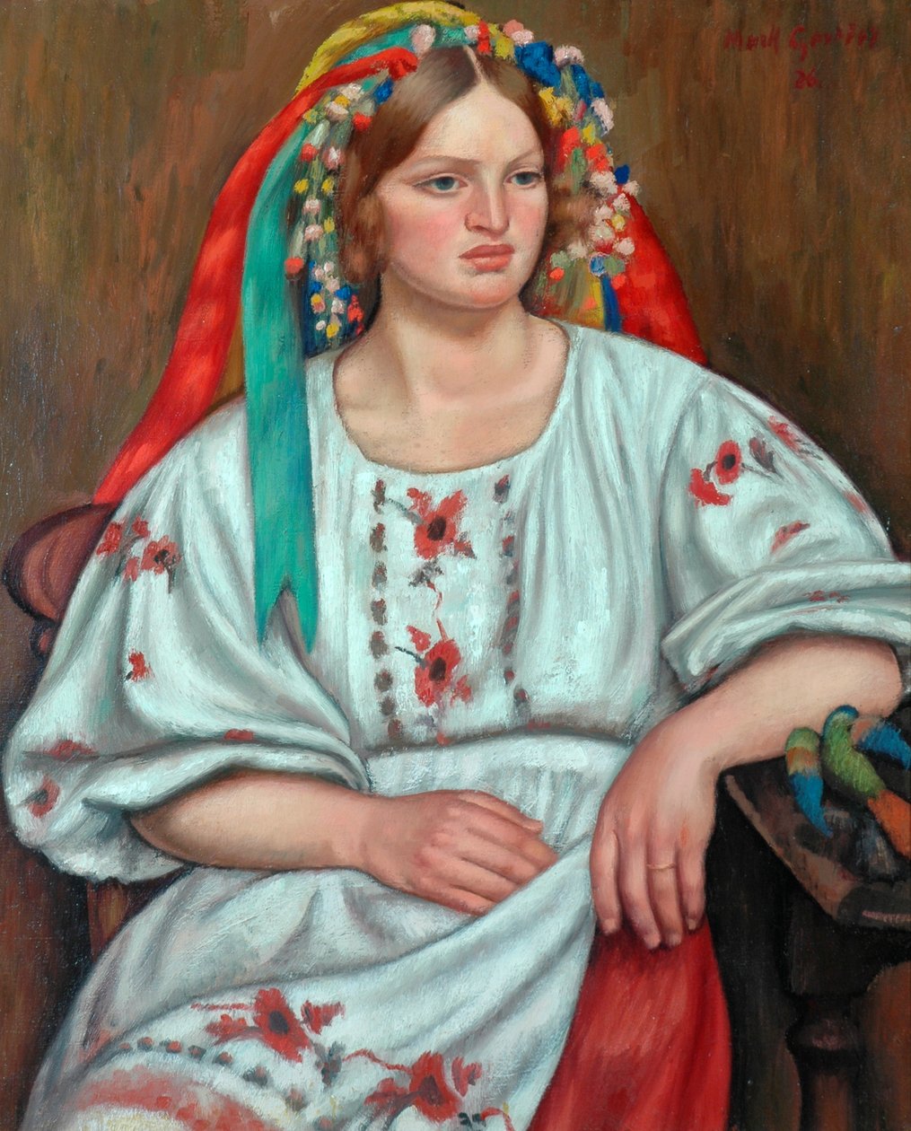 Ruská rolnická dívka, 1926 od Mark Gertler