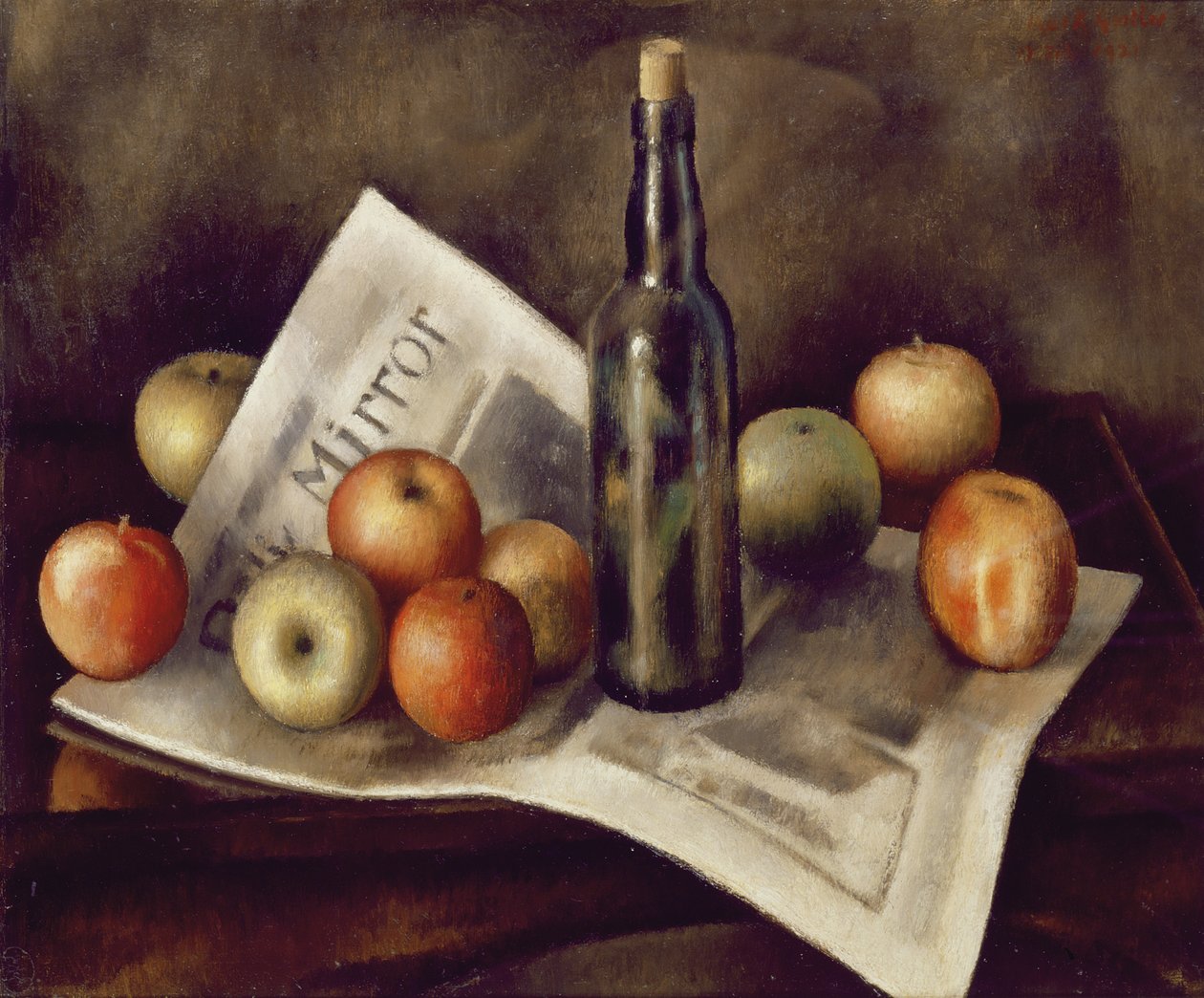 Zátiší s jablky, 1921 od Mark Gertler